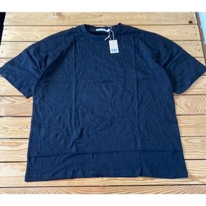 NWT MNML Drop Lol 100% Cotton T Shirt Large Women’s Black Pullover Short Sleeve